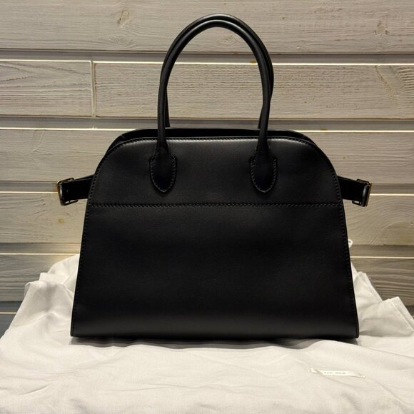 The Row Margaux 12 Soft leather black - Picture 2 of 5